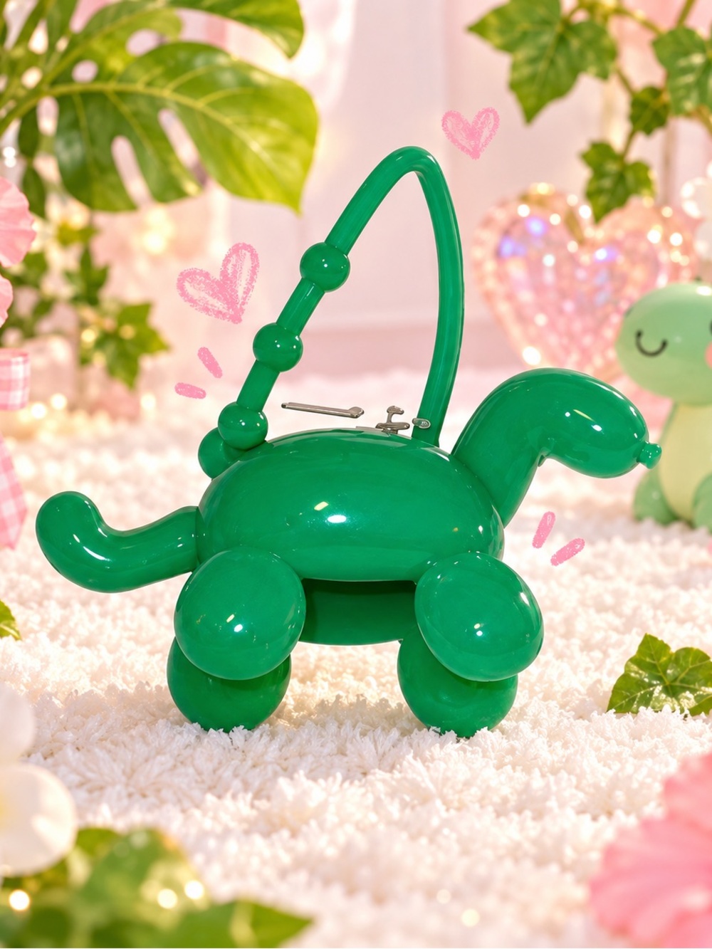Bath and body works Green Balloon Animal Dinosaur PocketBac Holder collectible